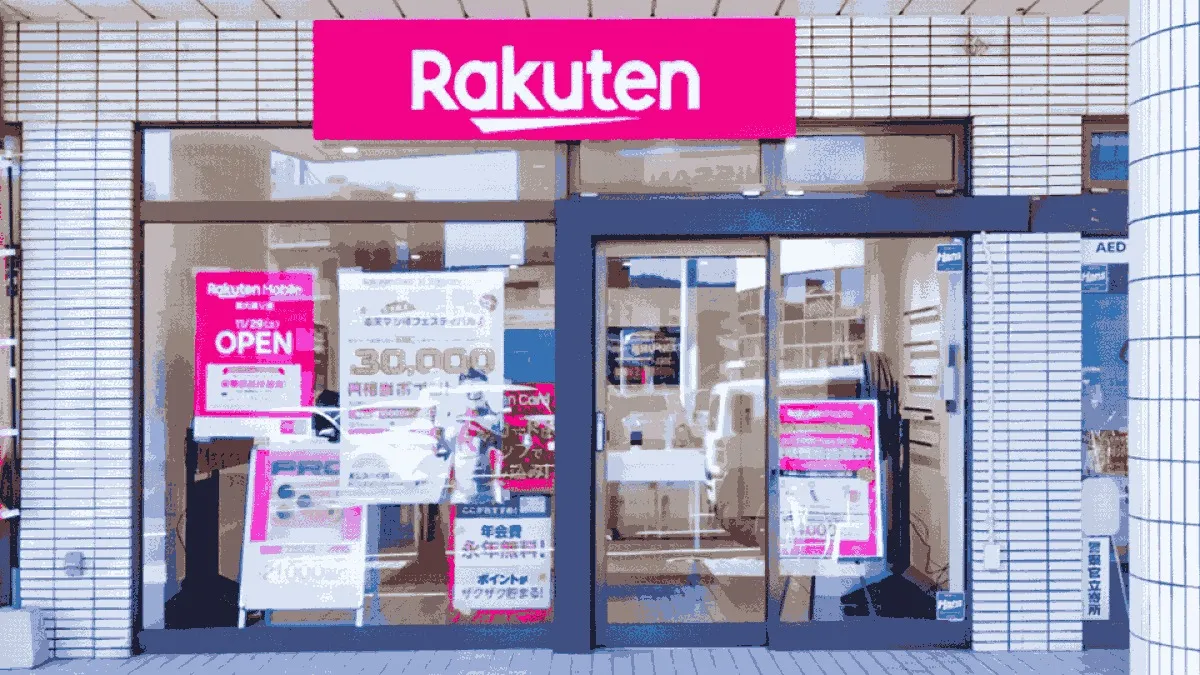 楽天モバイル 松江島大通り店の店舗外観イメージ（イラスト風）