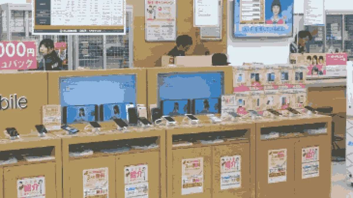 ビックカメラ 札幌店の店舗外観イメージ（イラスト風）