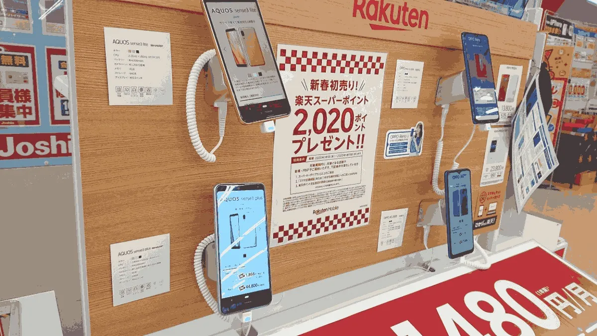 ジョーシン 新大阪店の店舗外観イメージ（イラスト風）