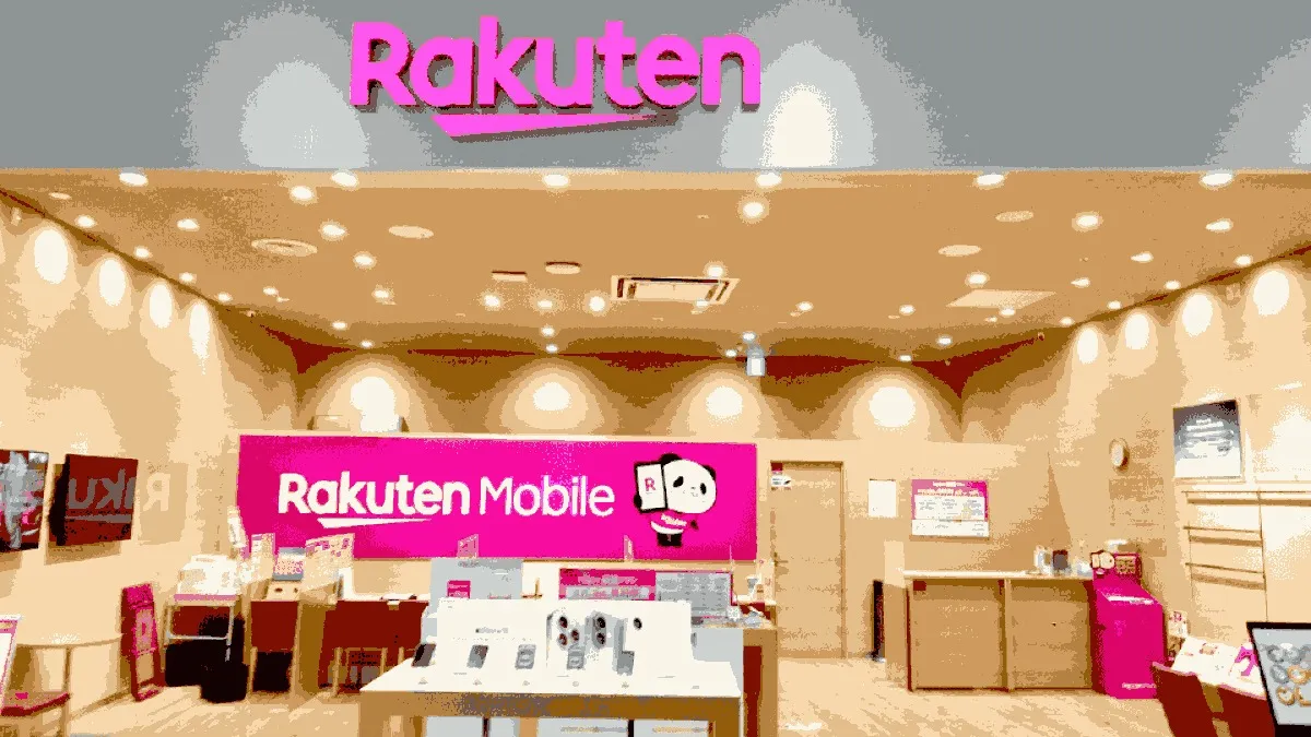 楽天モバイル フェアモール福井大和田店の店舗外観イメージ（イラスト風）