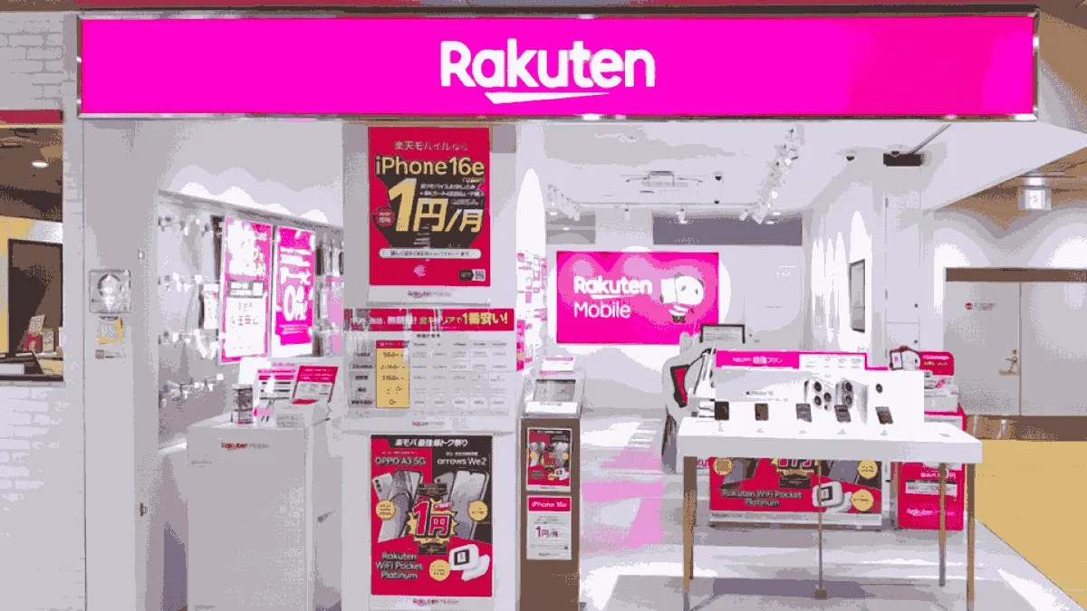 楽天モバイル 流山おおたかの森S・C店の店舗外観イメージ（イラスト風）
