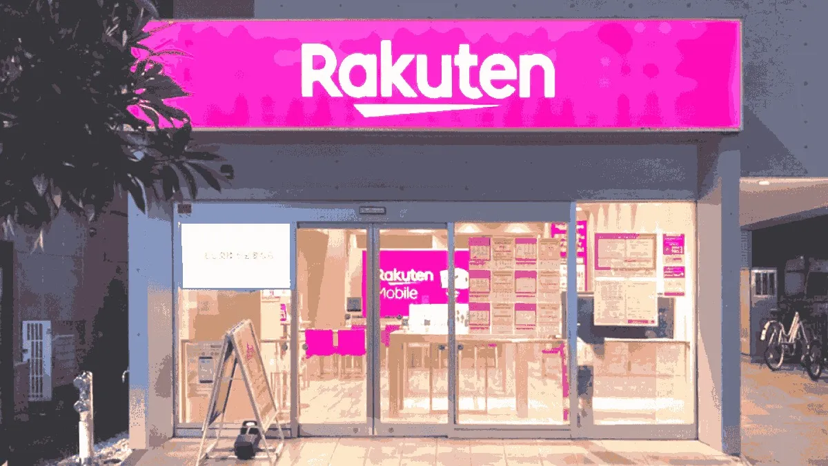 楽天モバイル 葛西店の店舗外観イメージ（イラスト風）