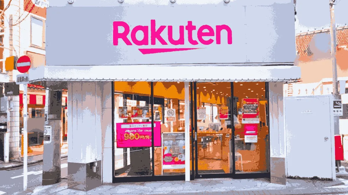 楽天モバイル 大船店の店舗外観イメージ（イラスト風）