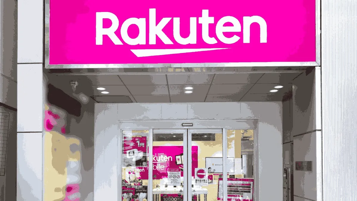 楽天モバイル 秋葉原店の店舗外観イメージ（イラスト風）