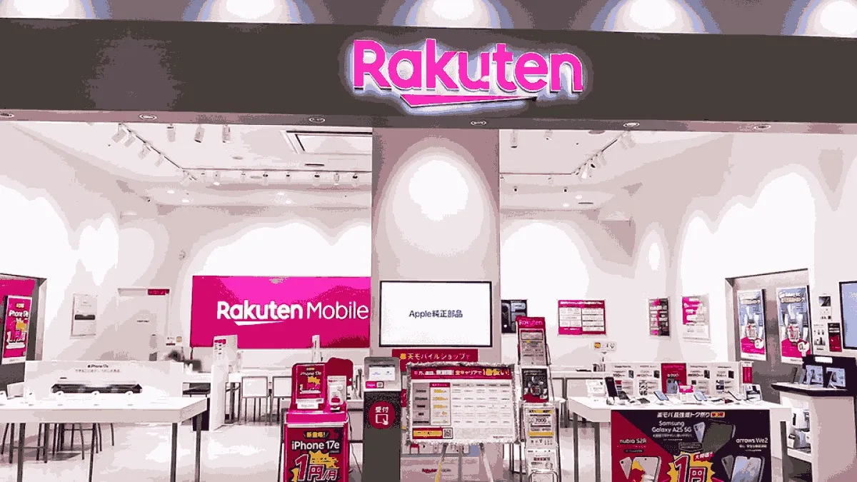 楽天モバイル ラスパ西大和店の店舗外観イメージ（イラスト風）