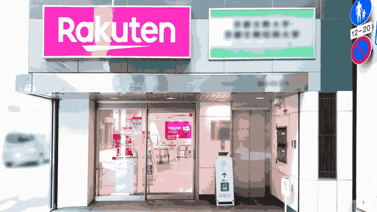 楽天モバイル 伏見大手筋店の店舗外観イメージ（イラスト風）