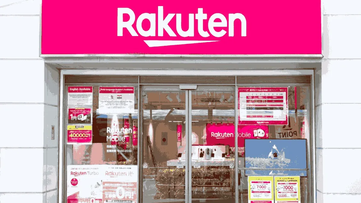 楽天モバイル 西葛西店の店舗外観イメージ（イラスト風）