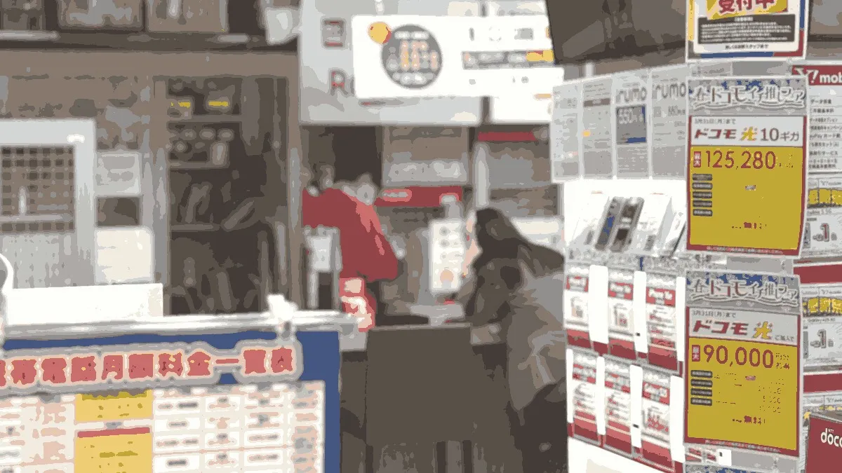 ビックカメラ 船橋FACE店の店舗外観イメージ（イラスト風）