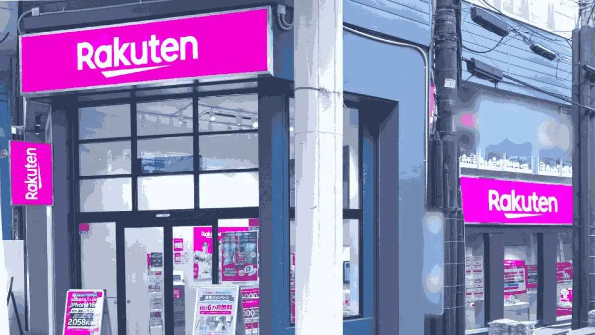 楽天モバイル 仙台中央通り店の店舗外観イメージ（イラスト風）