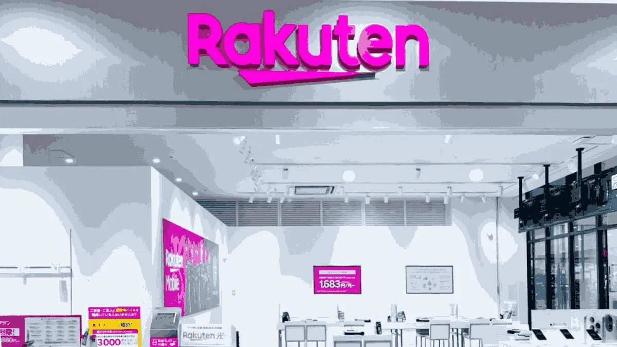 楽天モバイル イオンモール神戸南店の店舗外観イメージ（イラスト風）