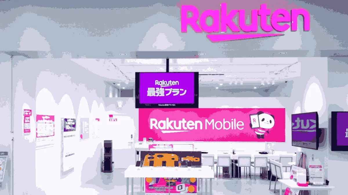 楽天モバイル イオンモール川口前川店の店舗外観イメージ（イラスト風）
