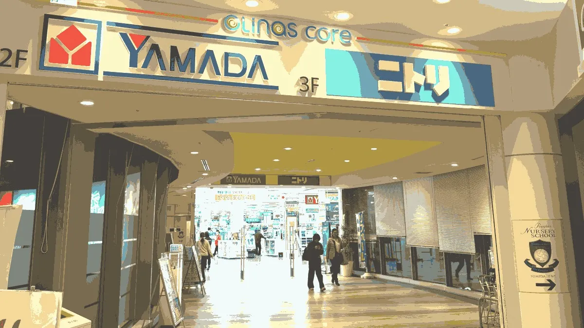 テックランド錦糸町店の店舗外観イメージ（イラスト風）
