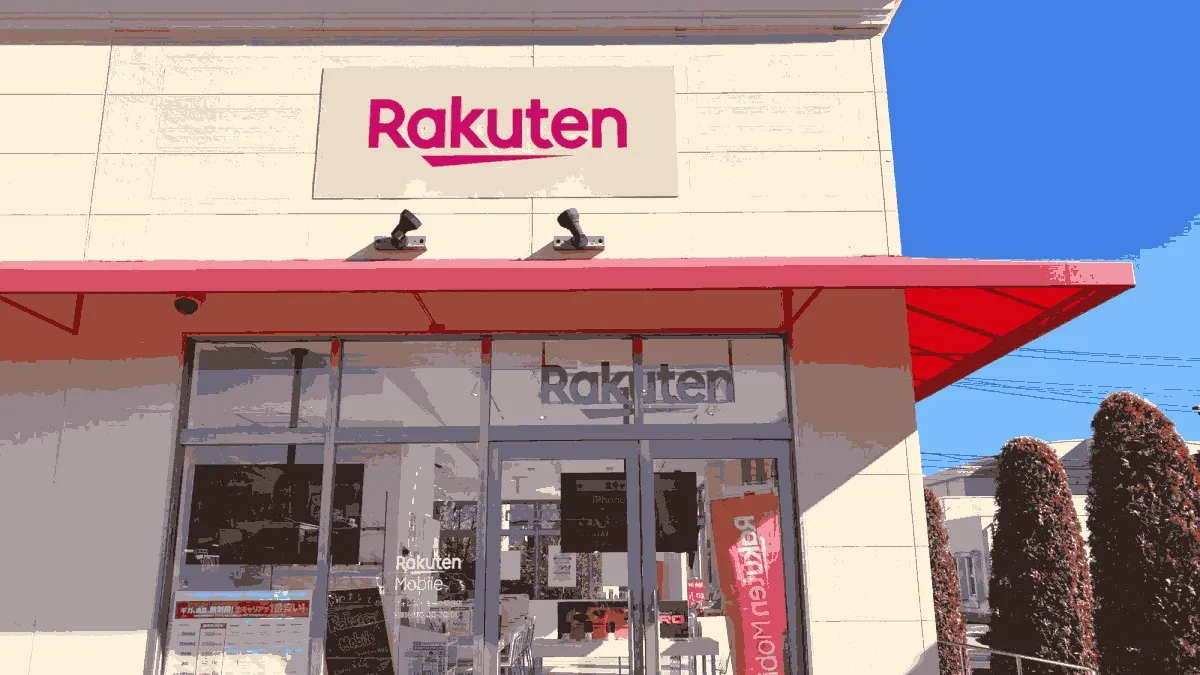 楽天モバイル フォレストモール岡谷店の店舗外観イメージ（イラスト風）